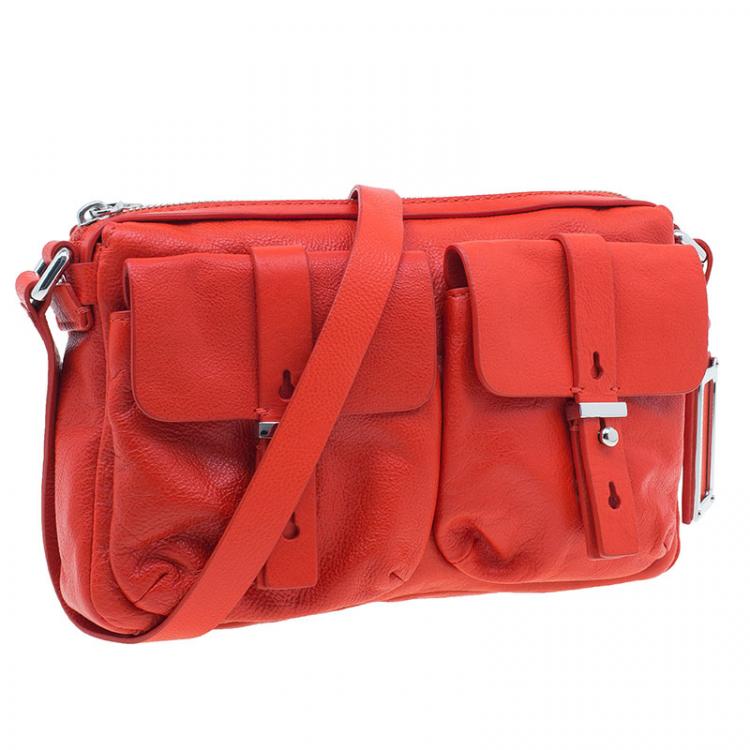مملوكة مسبقًا Marc by Marc Jacobs Red Leather Werdie Camera Crossbody Bag