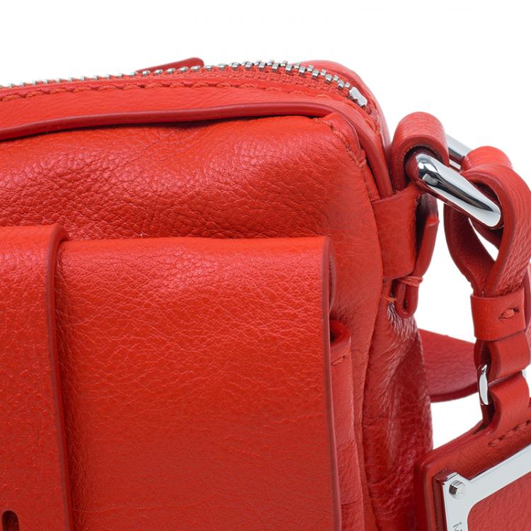 مملوكة مسبقًا Marc by Marc Jacobs Red Leather Werdie Camera Crossbody Bag