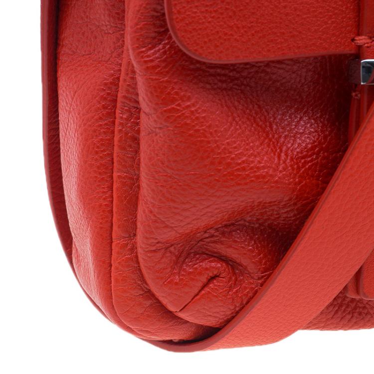 مملوكة مسبقًا Marc by Marc Jacobs Red Leather Werdie Camera Crossbody Bag
