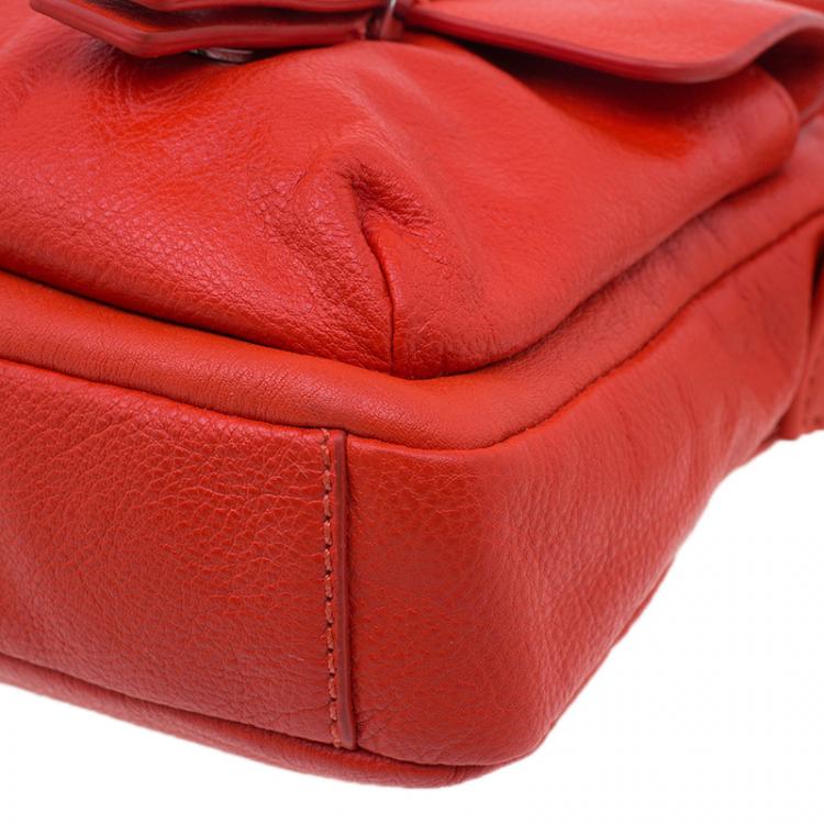 مملوكة مسبقًا Marc by Marc Jacobs Red Leather Werdie Camera Crossbody Bag