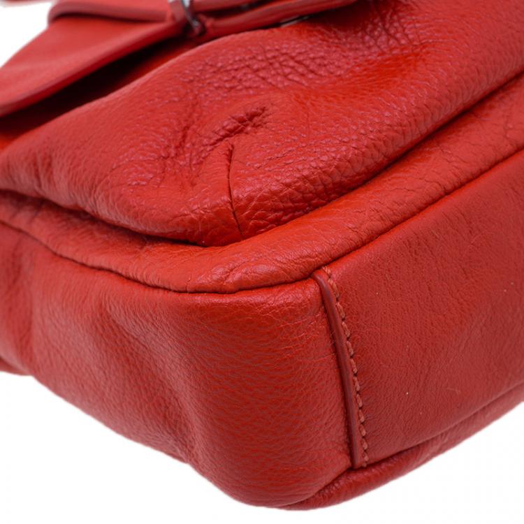 مملوكة مسبقًا Marc by Marc Jacobs Red Leather Werdie Camera Crossbody Bag