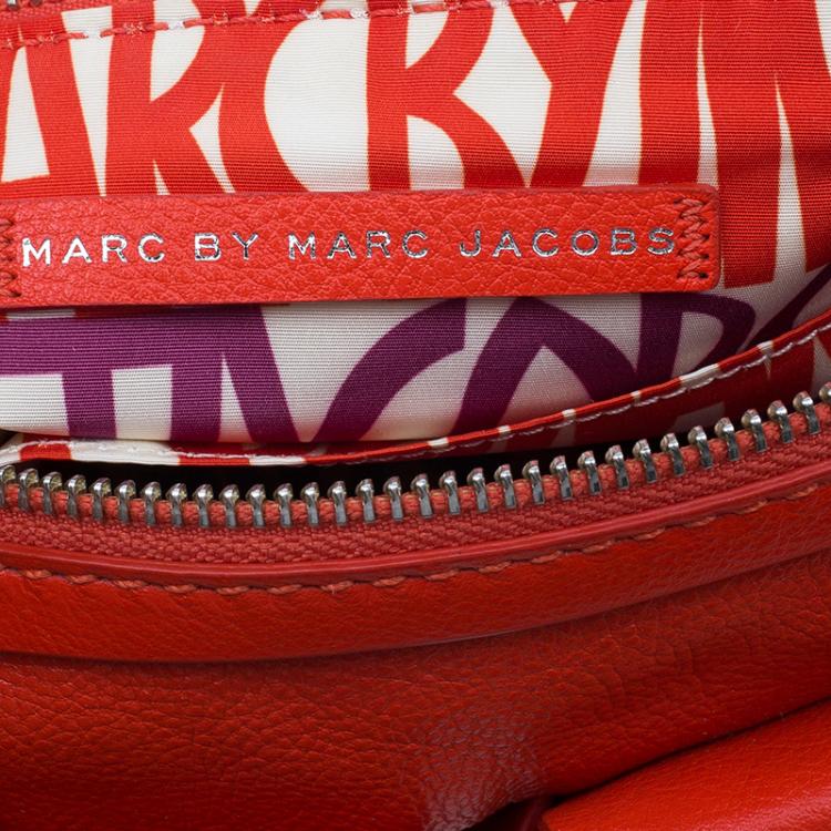 مملوكة مسبقًا Marc by Marc Jacobs Red Leather Werdie Camera Crossbody Bag