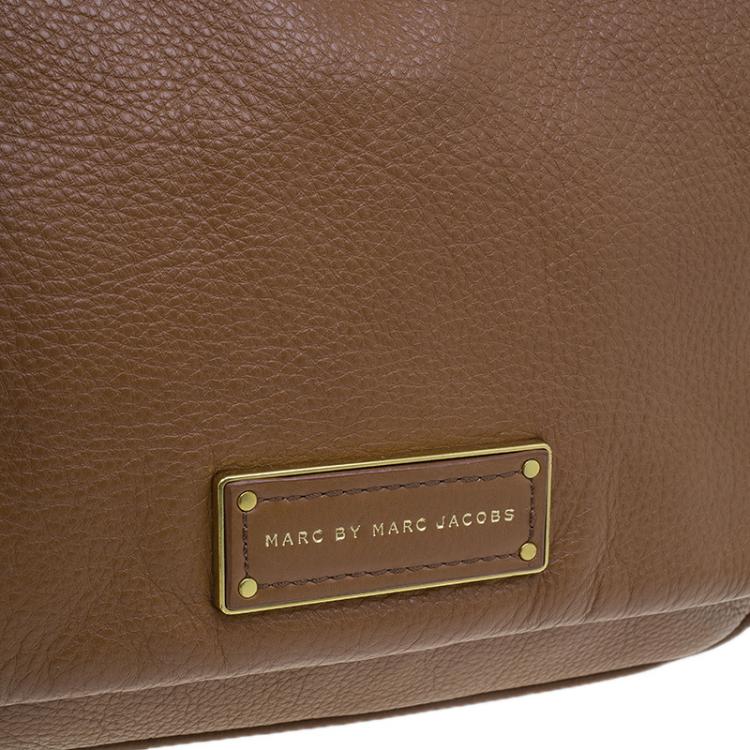 Pre Owned Marc by Marc Jacobs Brown Two Tone Leather Too Hot To Handle Shoulder Bag