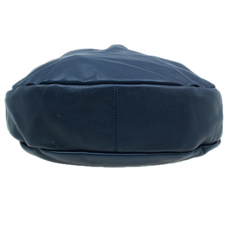 Pre Owned Marc by Marc Jacobs Blue Leather Huge Q Hillier Hobo