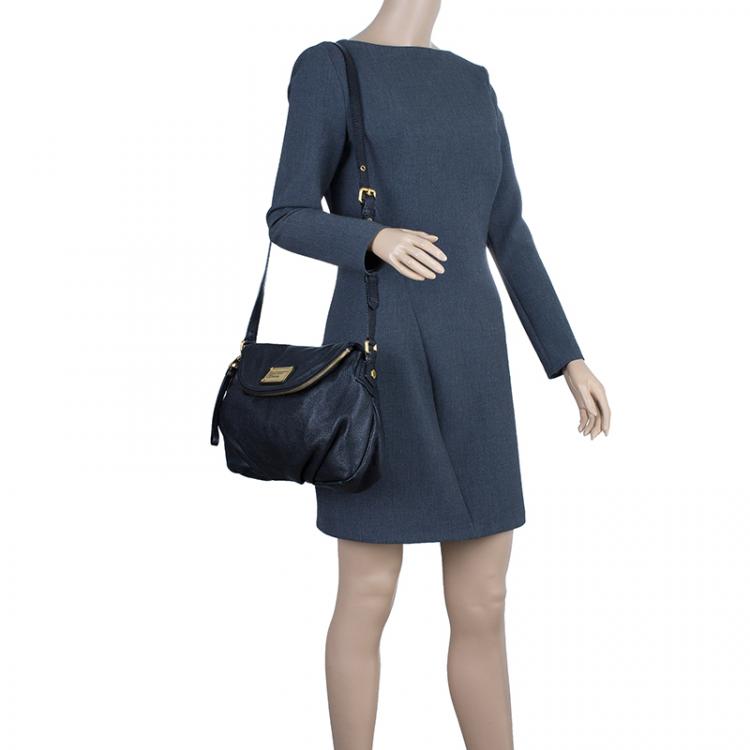 مملوكة مسبقًا Marc by Marc Jacobs Black Leather Classic Q Natasha Crossbody Bag