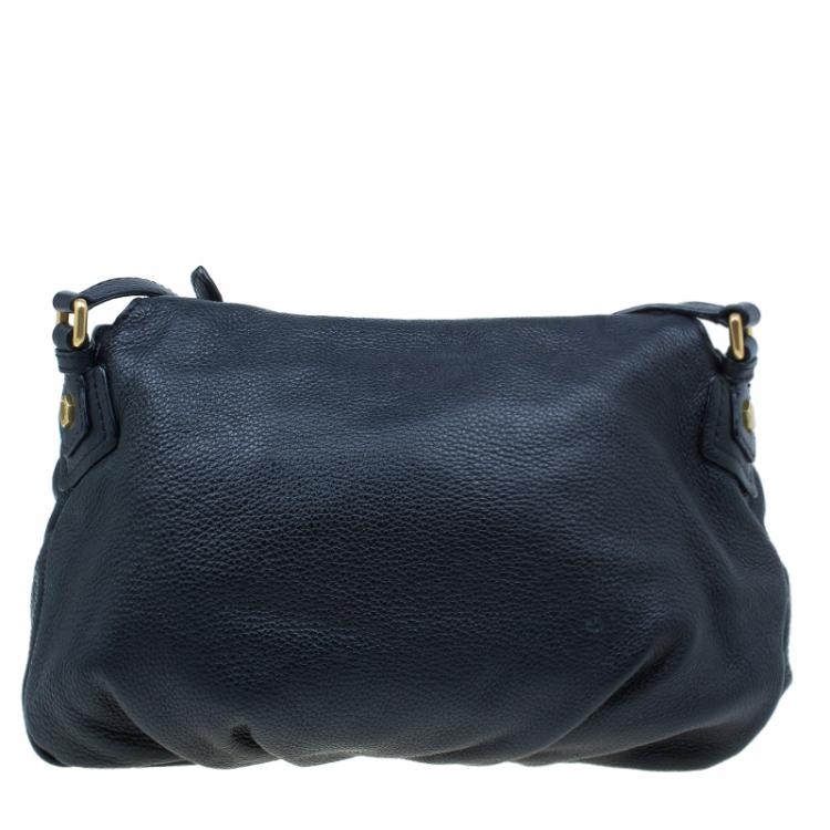 مملوكة مسبقًا Marc by Marc Jacobs Black Leather Classic Q Natasha Crossbody Bag