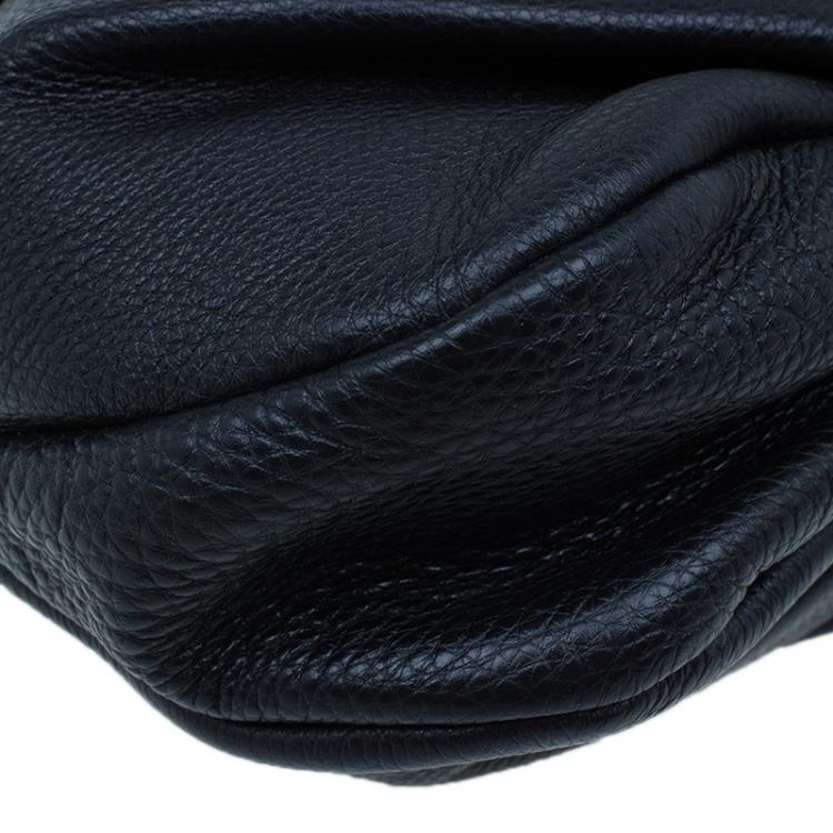 مملوكة مسبقًا Marc by Marc Jacobs Black Leather Classic Q Natasha Crossbody Bag