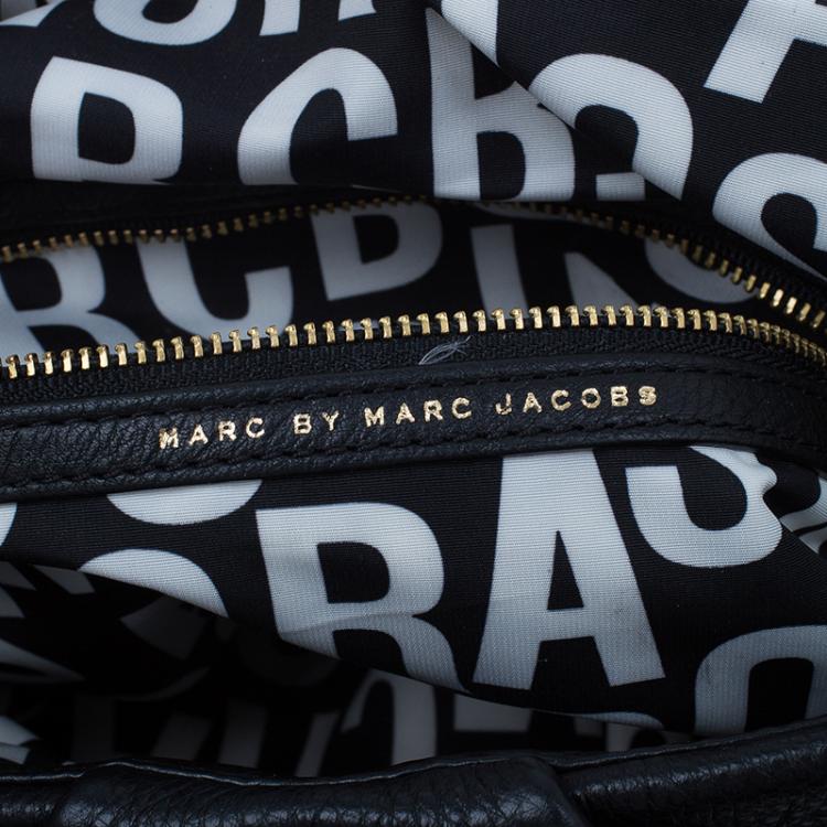 مملوكة مسبقًا Marc by Marc Jacobs Black Leather Classic Q Natasha Crossbody Bag