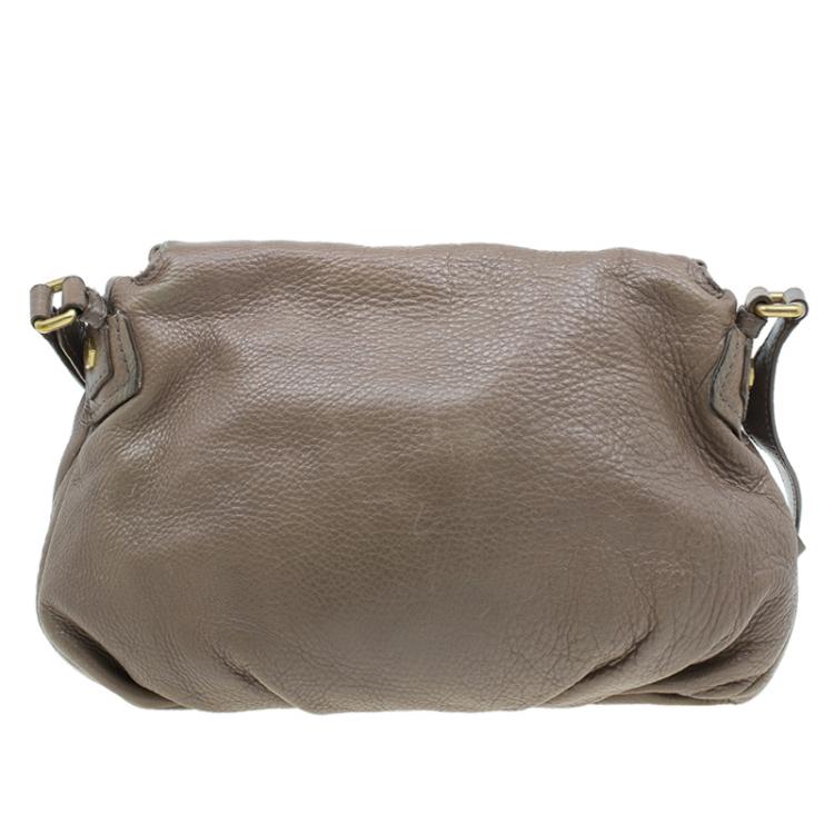 Pre Owned Marc by Marc Jacobs Brown Leather Classic Q Natasha Crossbody Bag