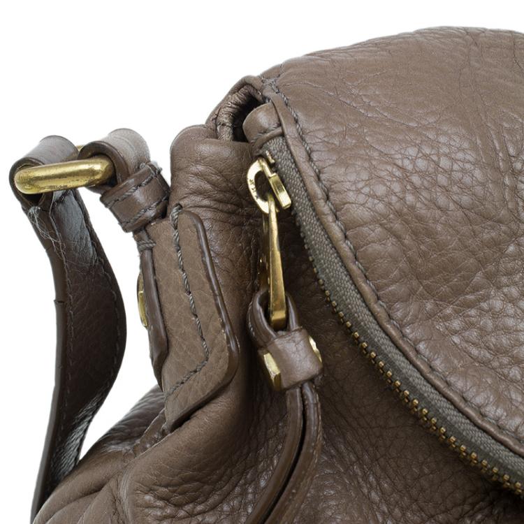 Pre Owned Marc by Marc Jacobs Brown Leather Classic Q Natasha Crossbody Bag