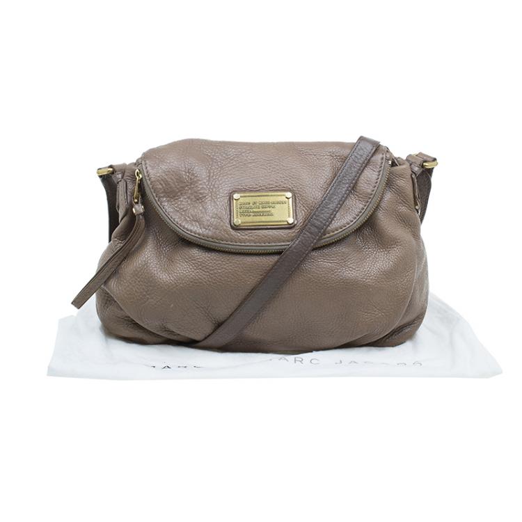 Pre Owned Marc by Marc Jacobs Brown Leather Classic Q Natasha Crossbody Bag