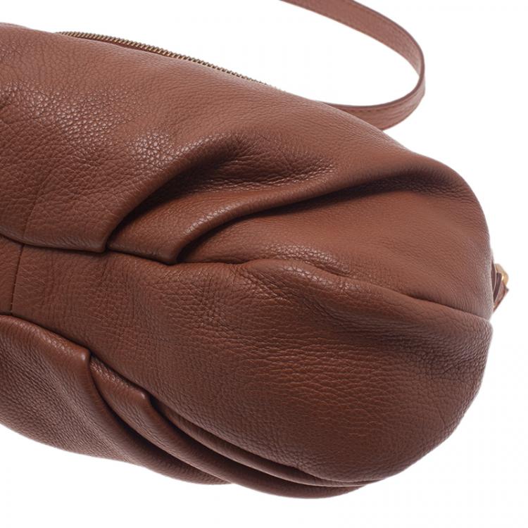 Pre Owned Marc by Marc Jacobs Brown Leather Classic Q Natasha Crossbody Bag