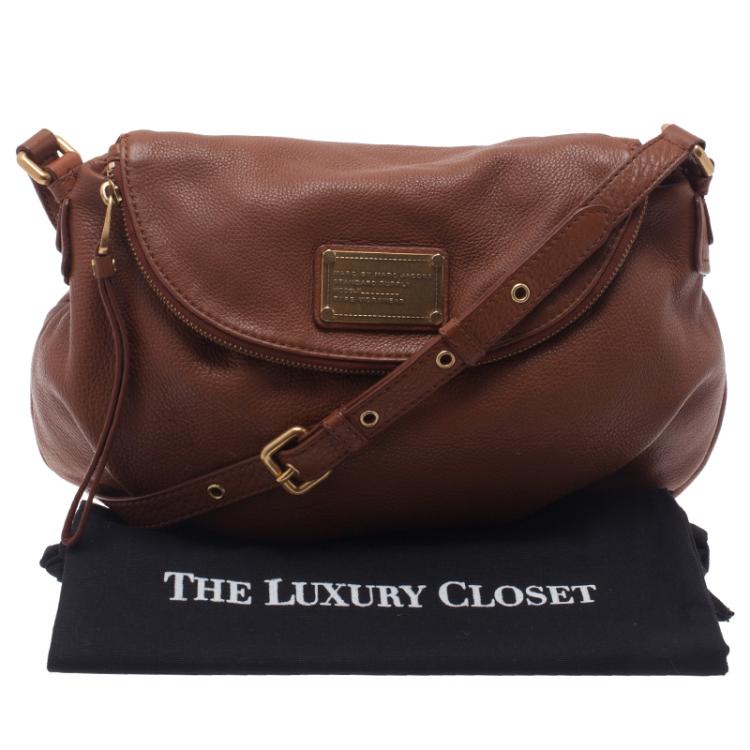 Pre Owned Marc by Marc Jacobs Brown Leather Classic Q Natasha Crossbody Bag
