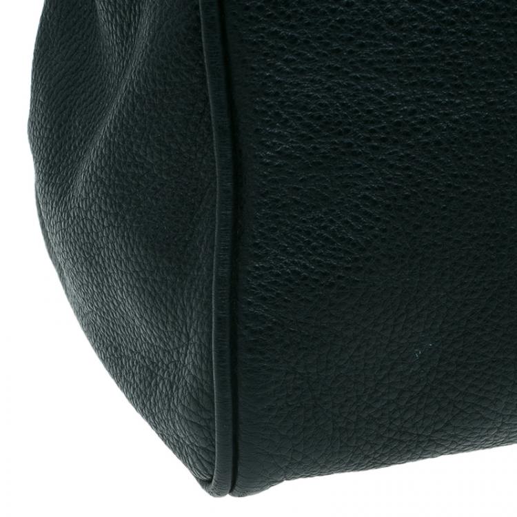 Pre Owned Marc by Marc Jacobs Black Leather Small Too Hot To Handle Tote Bag