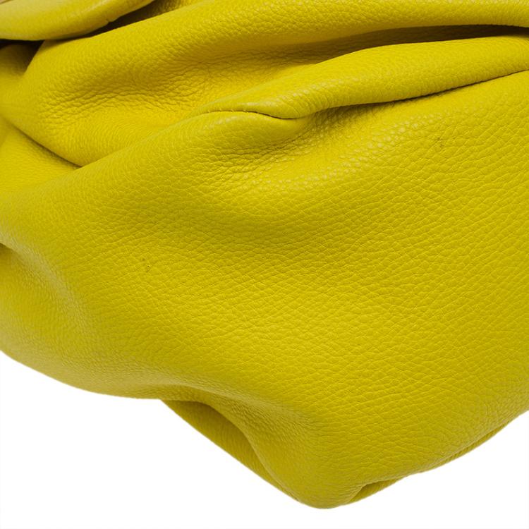 Pre Owned Marc by Marc Jacobs Yellow Leather Classic Q Lil Ukita Satchel