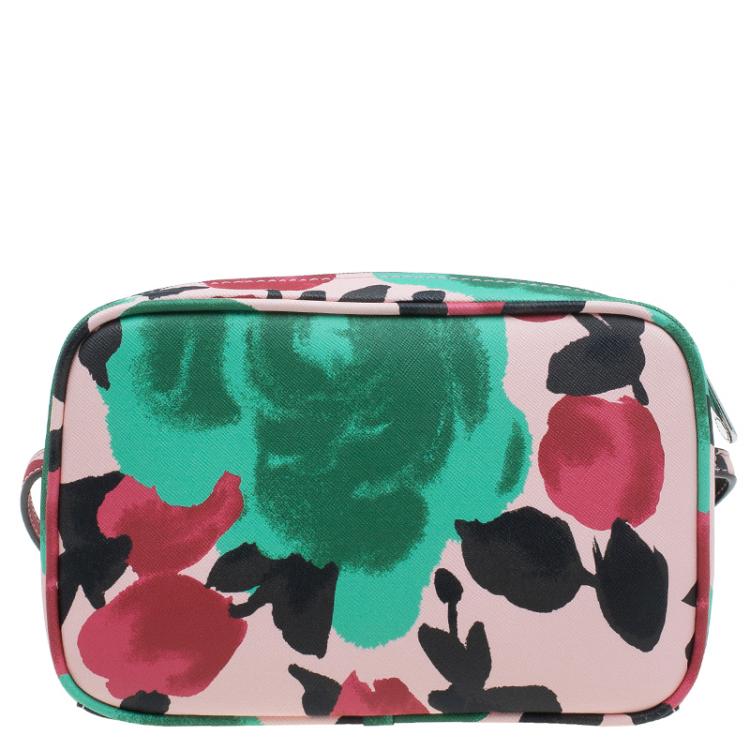 Pre Owned Marc by Marc Jacobs Multicolor Leather Jerrie Rose Sally Crossbody Bag