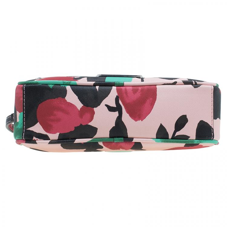 Pre Owned Marc by Marc Jacobs Multicolor Leather Jerrie Rose Sally Crossbody Bag