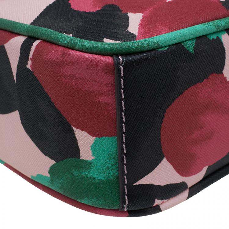 Pre Owned Marc by Marc Jacobs Multicolor Leather Jerrie Rose Sally Crossbody Bag