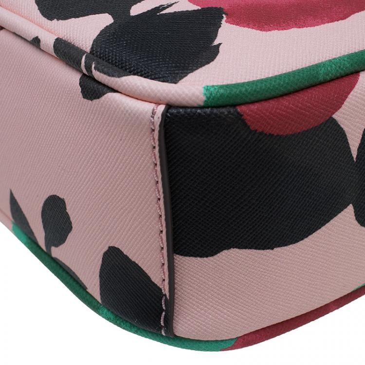 Pre Owned Marc by Marc Jacobs Multicolor Leather Jerrie Rose Sally Crossbody Bag