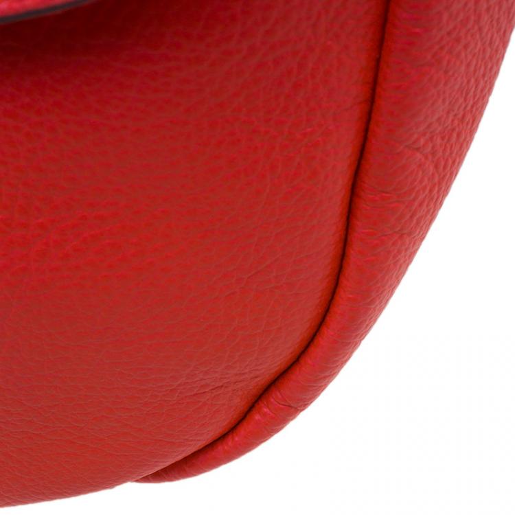 Pre Owned Marc by Marc Jacobs Pink Leather Chain Reaction Calley Crossbody Bag