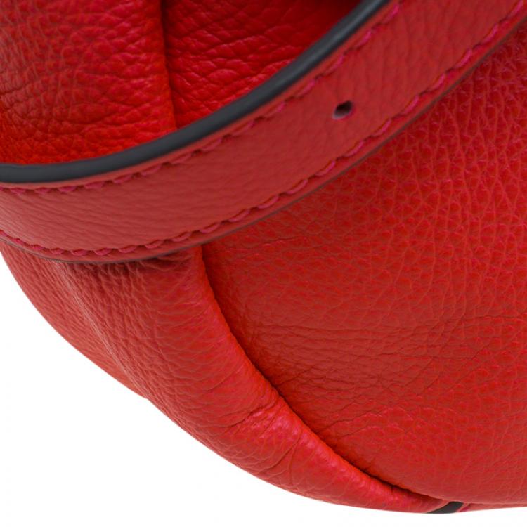 Pre Owned Marc by Marc Jacobs Pink Leather Chain Reaction Calley Crossbody Bag