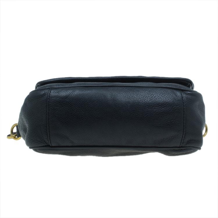 مملوكة مسبقًا Marc by Marc Jacobs Black Leather Too Hot To Handle Shoulder Bag