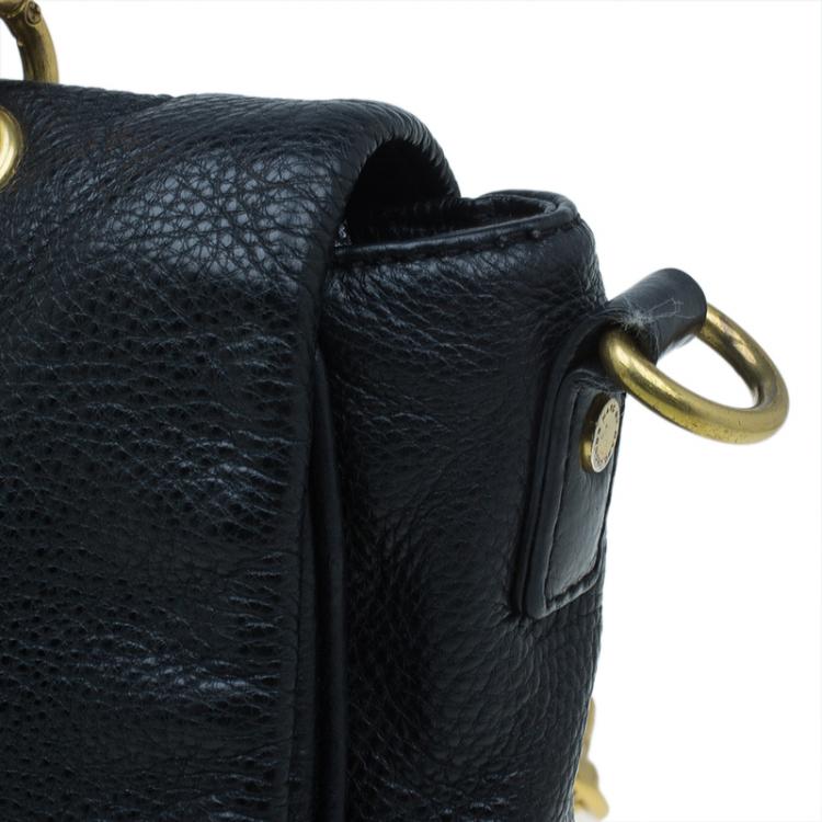 مملوكة مسبقًا Marc by Marc Jacobs Black Leather Too Hot To Handle Shoulder Bag