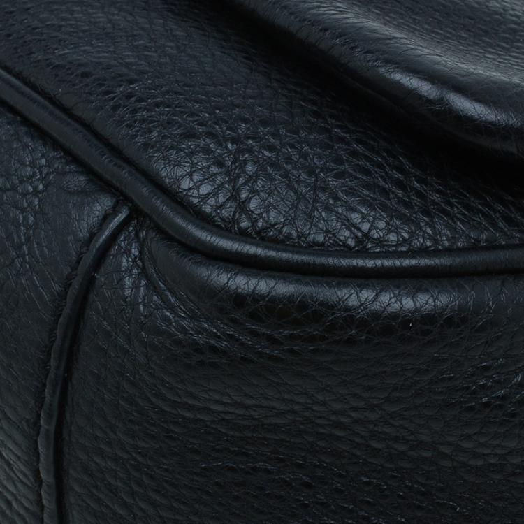 مملوكة مسبقًا Marc by Marc Jacobs Black Leather Too Hot To Handle Shoulder Bag