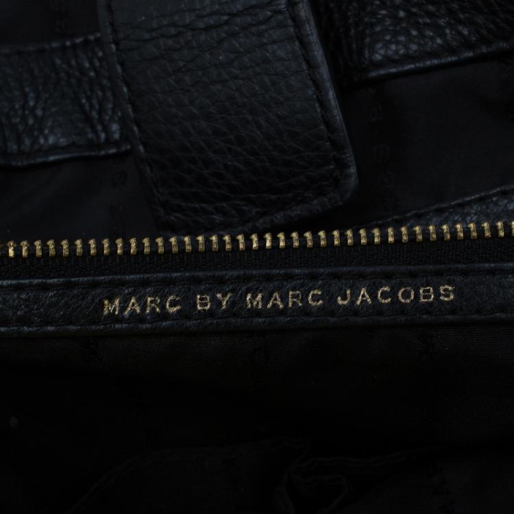 مملوكة مسبقًا Marc by Marc Jacobs Black Leather Too Hot To Handle Shoulder Bag