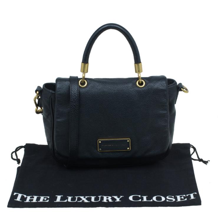 مملوكة مسبقًا Marc by Marc Jacobs Black Leather Too Hot To Handle Shoulder Bag