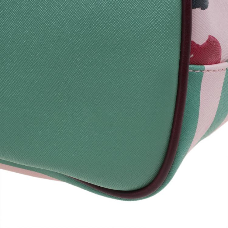 Pre Owned Marc by Marc Jacobs Multicolor Textured Leather Metropolitote Jerrie Rose Tote