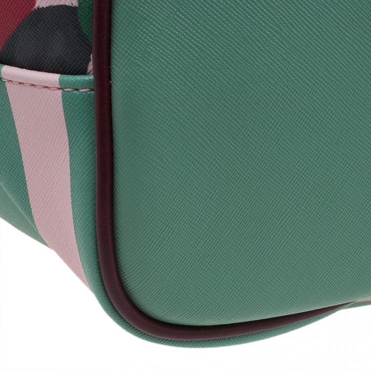 Pre Owned Marc by Marc Jacobs Multicolor Textured Leather Metropolitote Jerrie Rose Tote