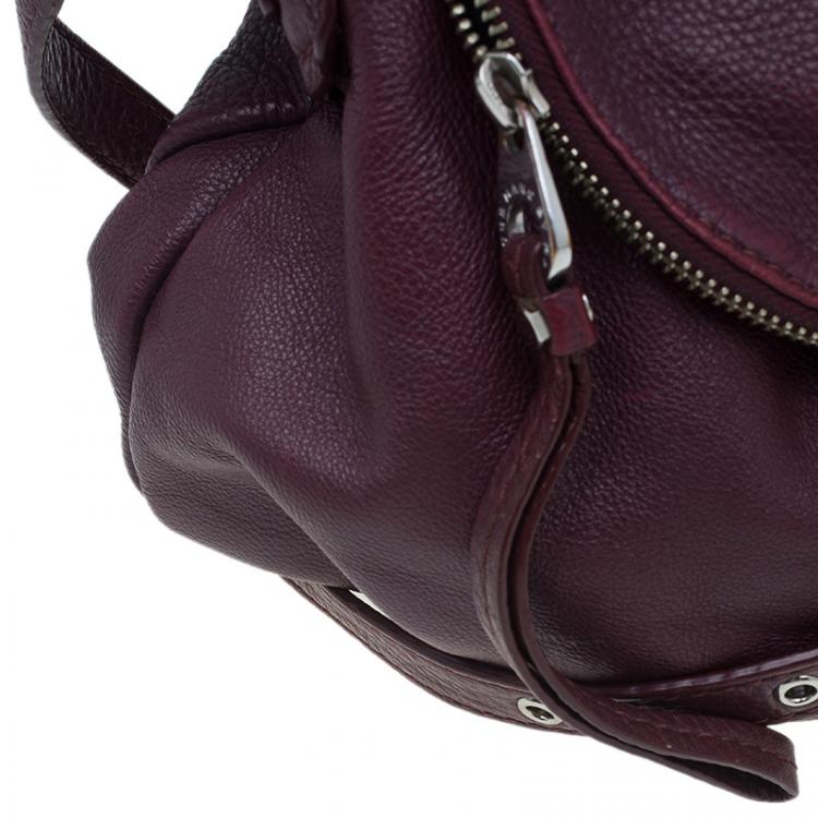 Pre Owned Marc by Marc Jacobs Burgundy Leather Classic Q Natasha Crossbody Bag