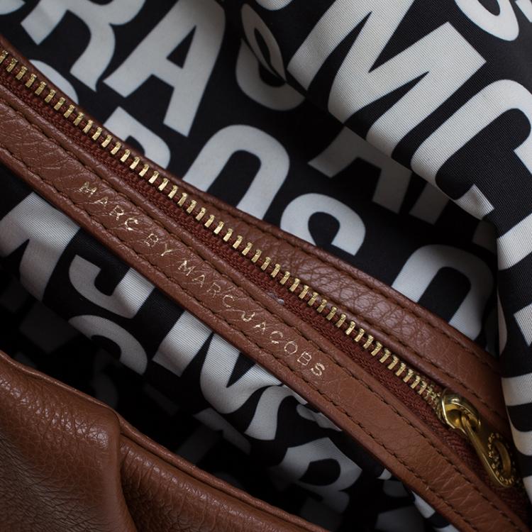 Pre Owned Marc by Marc Jacobs Brown Leather Classic Q Natasha Crossbody Bag