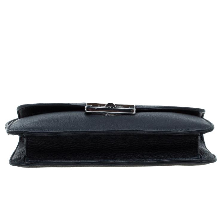 Pre Owned Marc by Marc Jacobs Black Leather Bianca Jane On A Leash Crossbody
