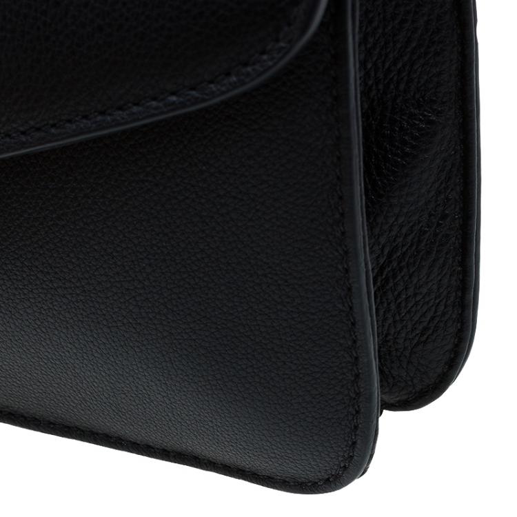 Pre Owned Marc by Marc Jacobs Black Leather Bianca Jane On A Leash Crossbody