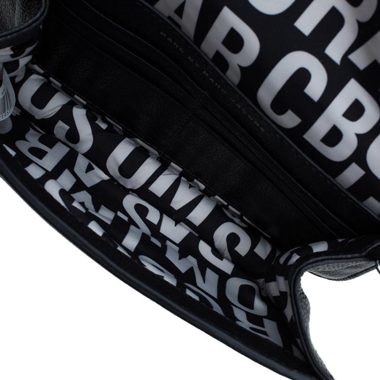 Pre Owned Marc by Marc Jacobs Black Leather Bianca Jane On A Leash Crossbody