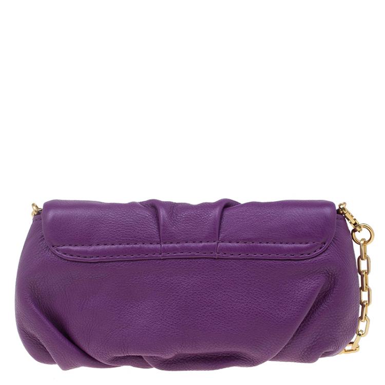 مملوكة مسبقًا Marc by Marc Jacobs Purple Leather Classic Q Karlie Crossbody Bag