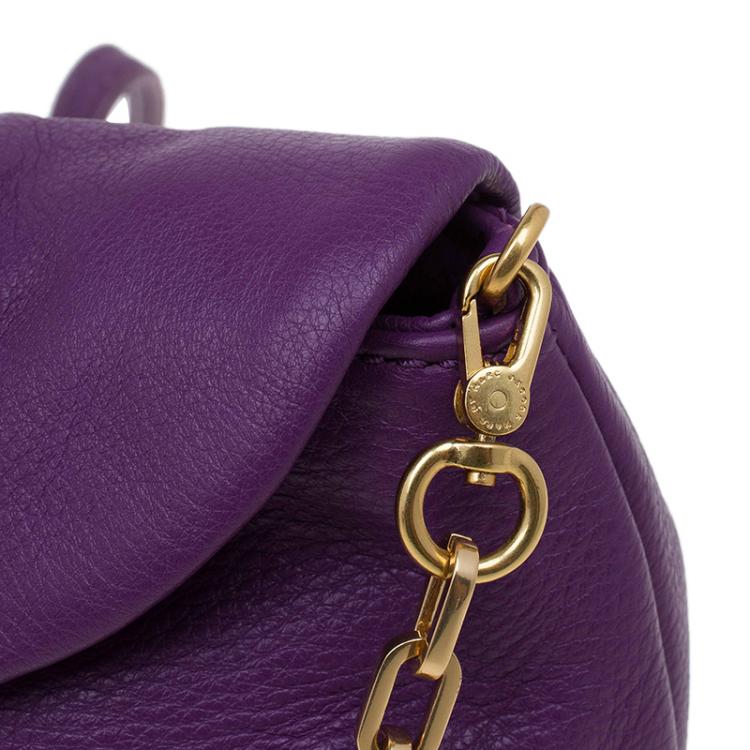 مملوكة مسبقًا Marc by Marc Jacobs Purple Leather Classic Q Karlie Crossbody Bag