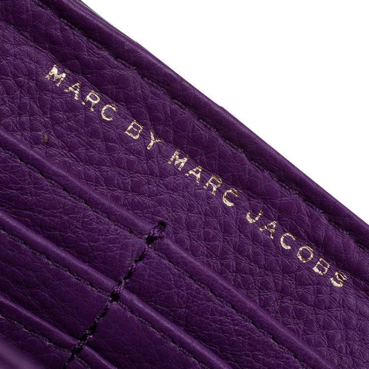 مملوكة مسبقًا Marc by Marc Jacobs Purple Leather Classic Q Karlie Crossbody Bag