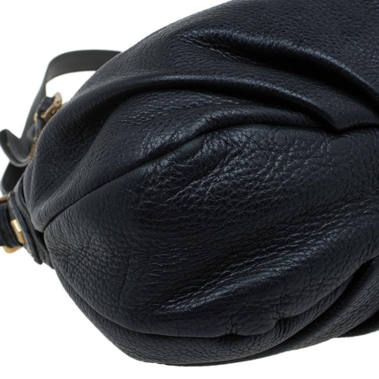 مملوكة مسبقًا Marc by Marc Jacobs Black Leather Classic Q Natasha Crossbody Bag