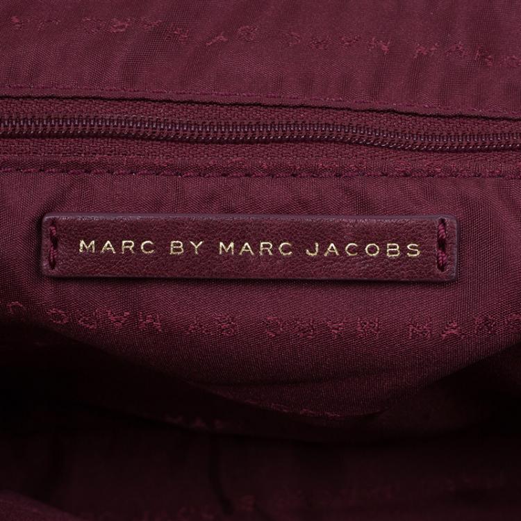 Pre Owned Marc By Marc Jacobs Tri Color Leather Flipping Out Clutch