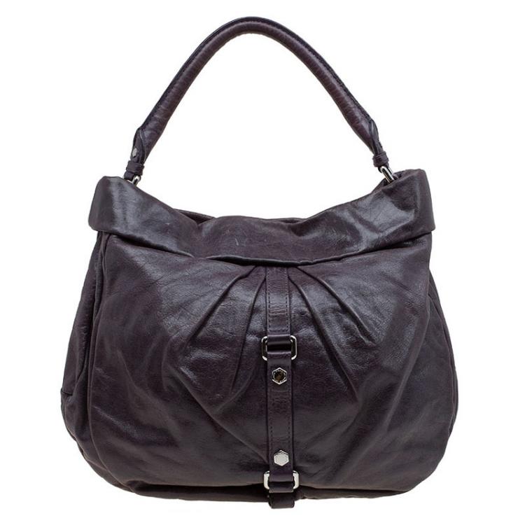 مملوكة مسبقًا Marc By Marc Jacobs Purple Leather Workwear Hobo