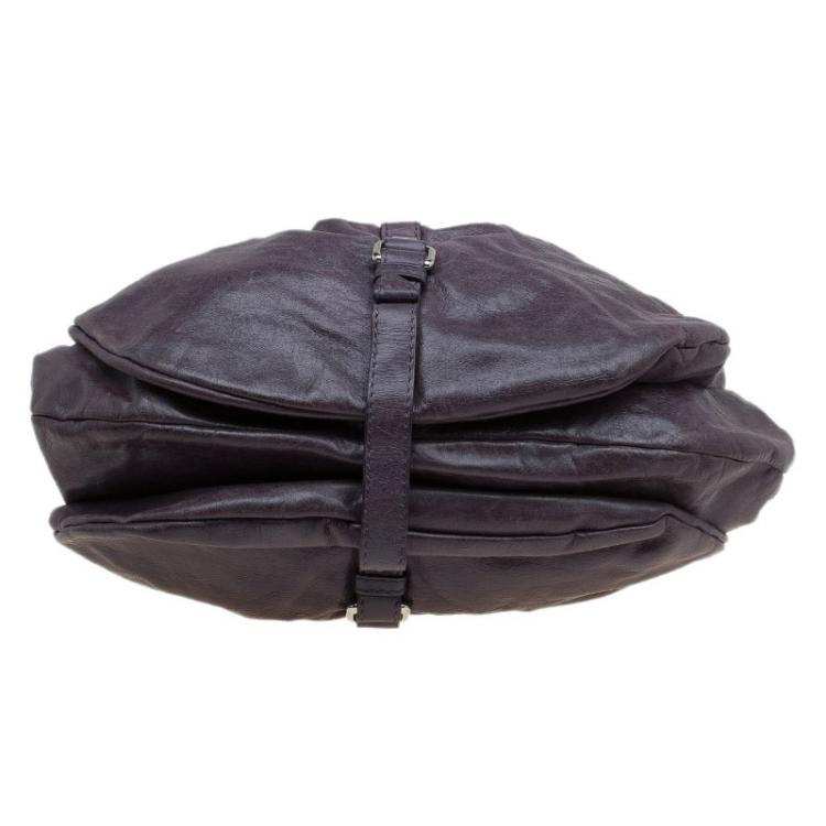 مملوكة مسبقًا Marc By Marc Jacobs Purple Leather Workwear Hobo