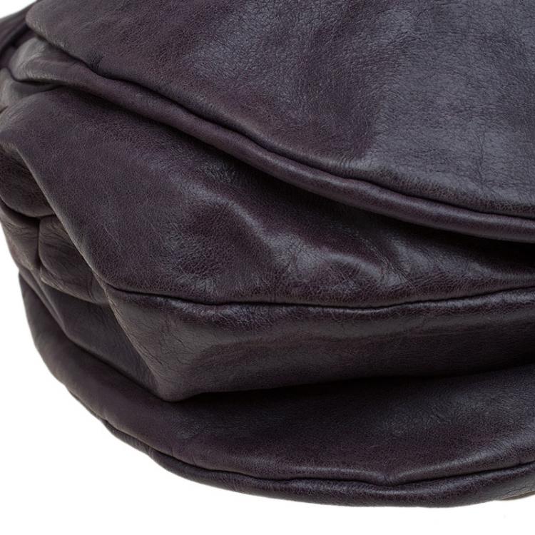 مملوكة مسبقًا Marc By Marc Jacobs Purple Leather Workwear Hobo
