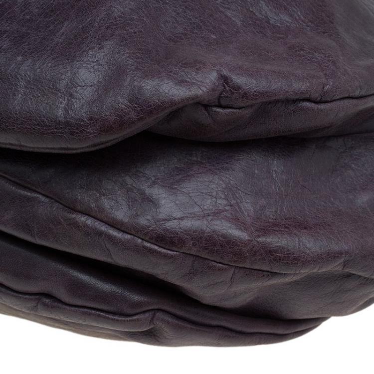 مملوكة مسبقًا Marc By Marc Jacobs Purple Leather Workwear Hobo