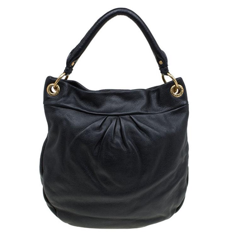 Pre Owned Marc by Marc Jacobs Black Leather Marchive Hilli Hobo