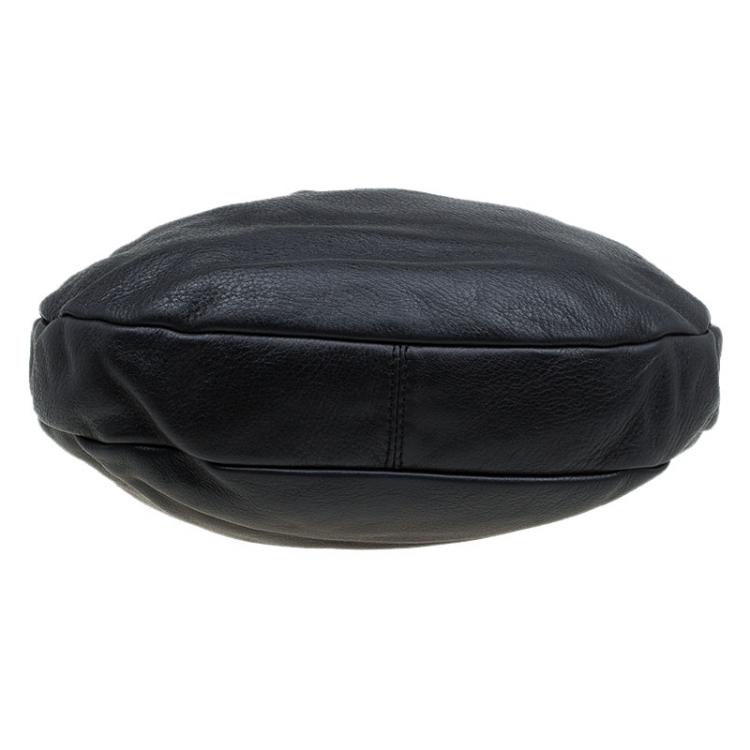 Pre Owned Marc by Marc Jacobs Black Leather Marchive Hilli Hobo