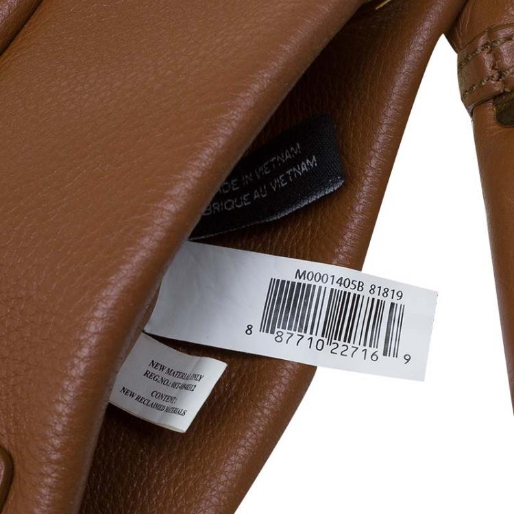 Pre Owned Marc by Marc Jacobs Smoked Almond Leather Classic Q Hillier Hobo