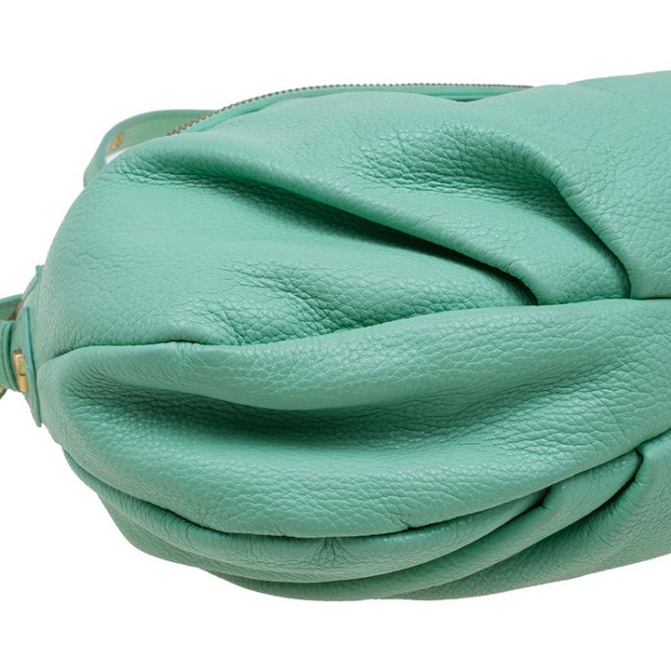Pre Owned Marc by Marc Jacobs Spring Green Leather Classic Q Natasha Crossbody Bag
